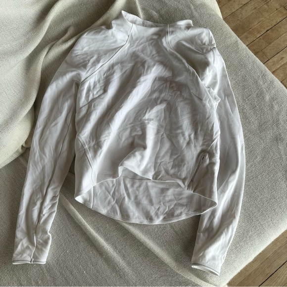 lululemon athletica Tops - Lululemon Athletica White Long Sleeve Top